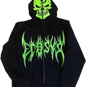 Punk Goth Aesthetic Over FacePunk Goth Aesthetic Over Face Rhinestone Streetwear Pullover Unisex Y2k Full Zip up Hoodies Rhinestone Streetwear Pullover Unisex Y2k Full Zip up Hoodies