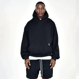 Regular Fit 350gsm Premium Heavyweight Cropped Overhead Hoodie