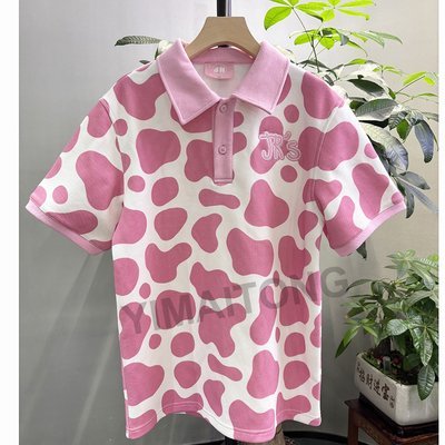 Streetwear Custom Embroidered Pique Cotton Polo Collar All Over Graphic Printing Short Sleeve Oversized PoloT Shirt for Men