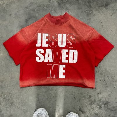 Streetwear Oversized Tshirt Custom Acid Washed Vintage T Shirt Heavyweight Cotton Boxy Cropped T Shirt for Men - Image 6