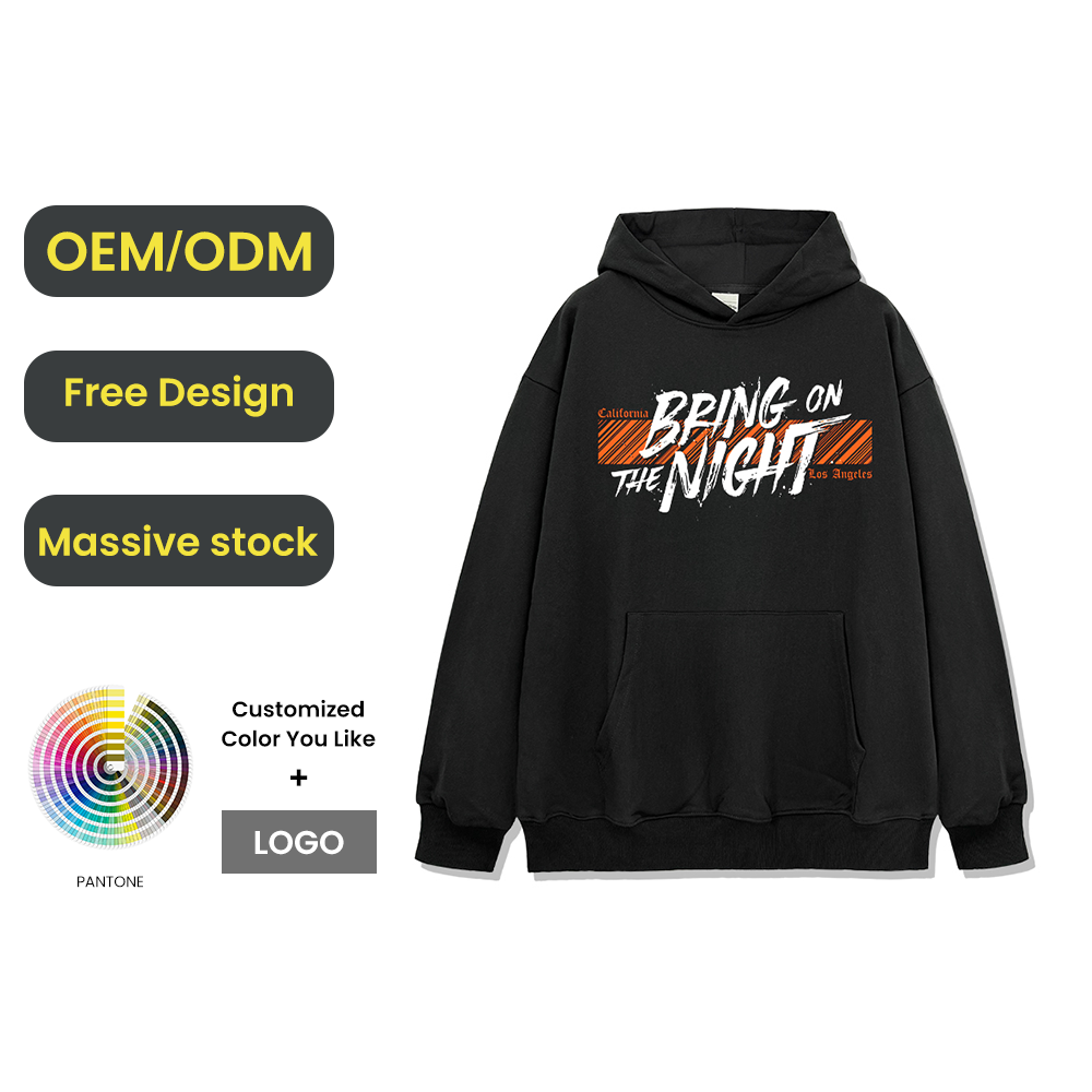 Unisex 100% Cotton Knitted Loose Fit Autumn Printing Acid Wash Pullover Hoodies Long Sleeve Casual Street Style Sweatshirt - Image 5