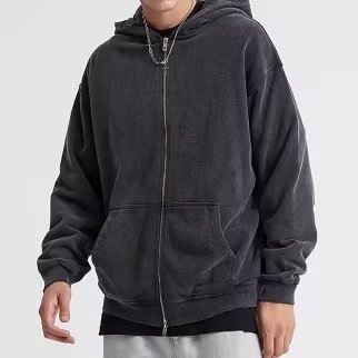 Unisex Mens Oversized Pullover Sweatshirt Hoodie For Distressed Hoodie Sweater Hooded - Image 2