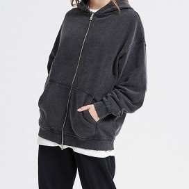 Unisex Mens Oversized Pullover Sweatshirt Hoodie For Distressed Hoodie Sweater Hooded - Image 3