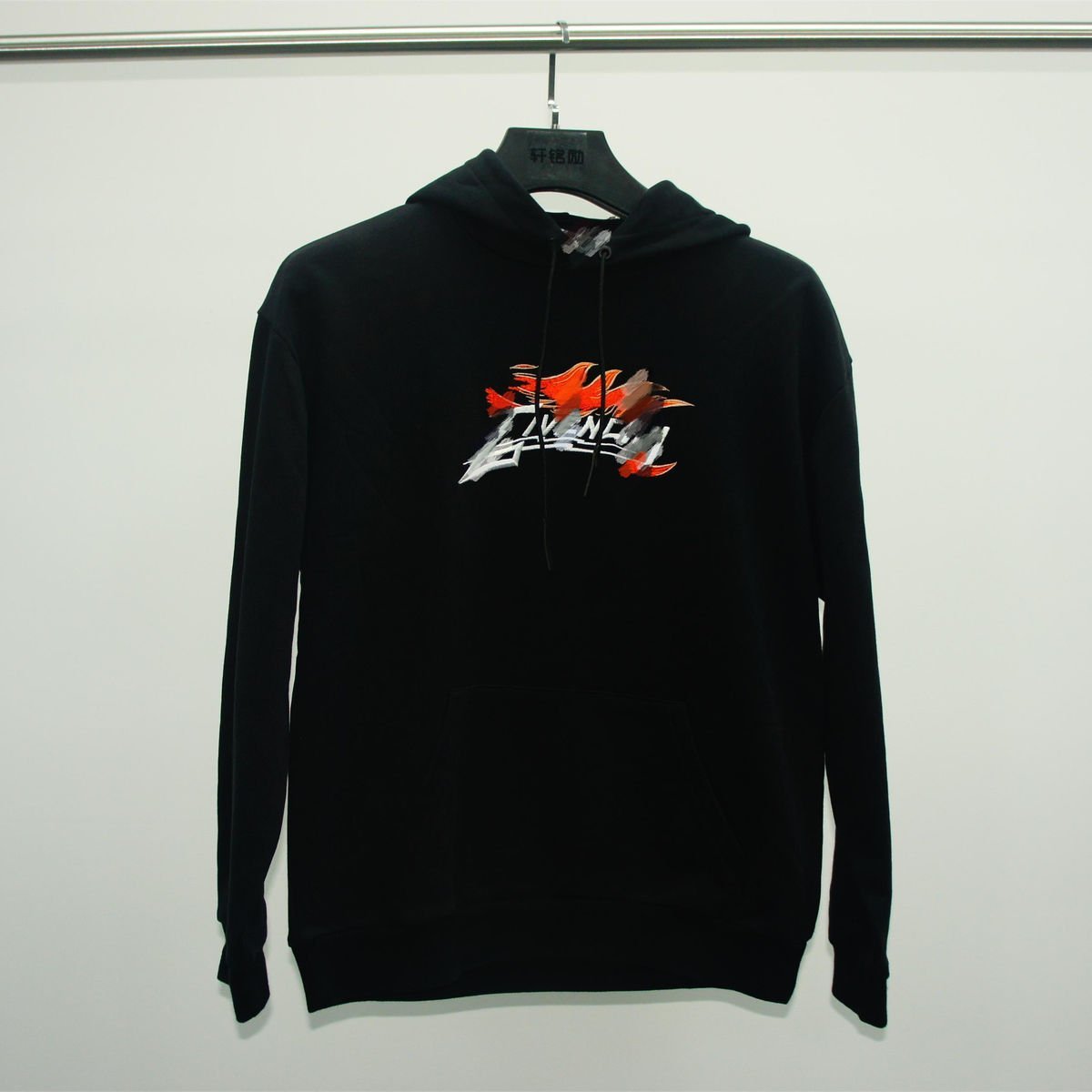 Wholesale 80% Cotton 20% Polyester Men's Pullover Hoodie Heavy Weight Oversize Sweatshirt Embroidery for for Winter ODM - Image 3