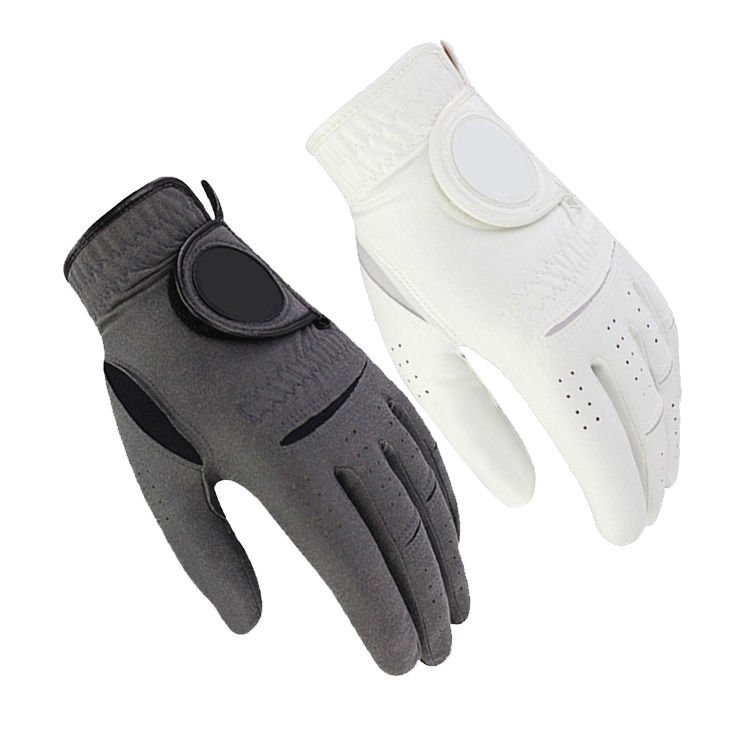 Wholesale Custom Logo Cabretta Leather Golf Gloves – Left Hand Durable Breathable Fit with Removable Ball Marker for Sports Use - Image 3