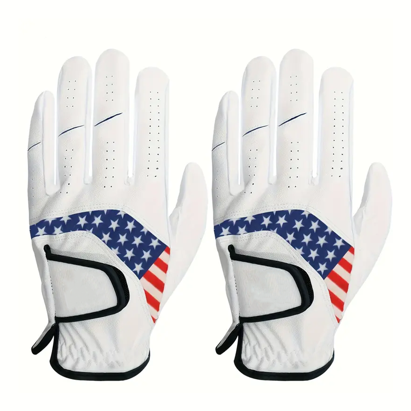 Wholesale Waterproof Left Hand Cabretta Leather Golf Gloves – Unisex, Multiple Sizes, Premium American Style